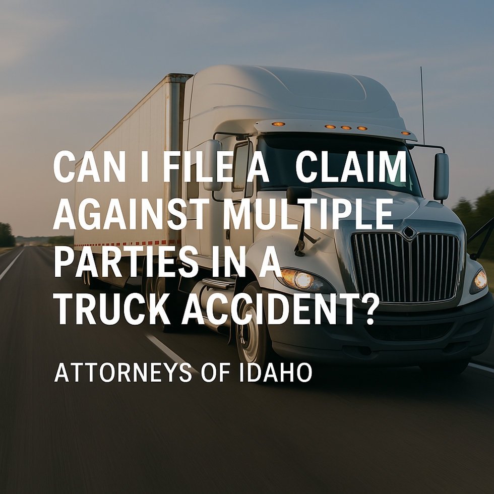 Multiple Parties Truck Accident