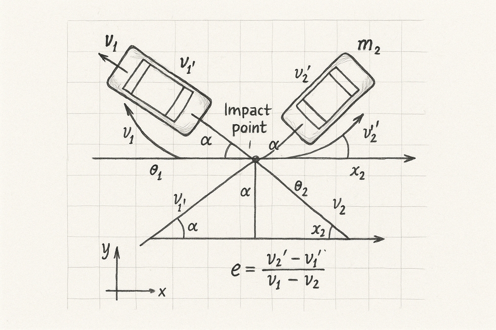 Car accident diagram