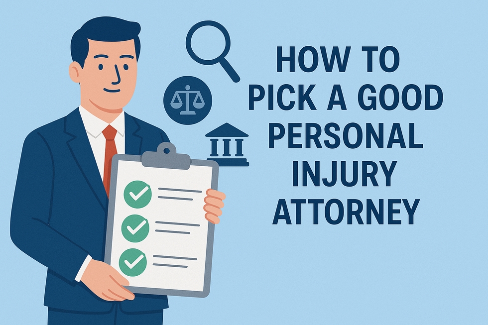 How to pick a good personal injury attorney